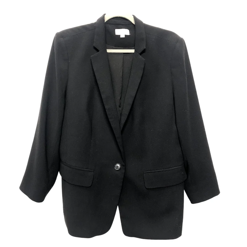 Women's Tailored Casual Blazers -Blazer By Loft In Black, Size:16