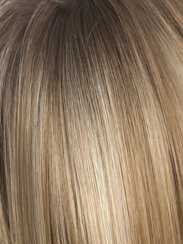 Rose Gold R | Blonde base with Reddish highlights + rooted