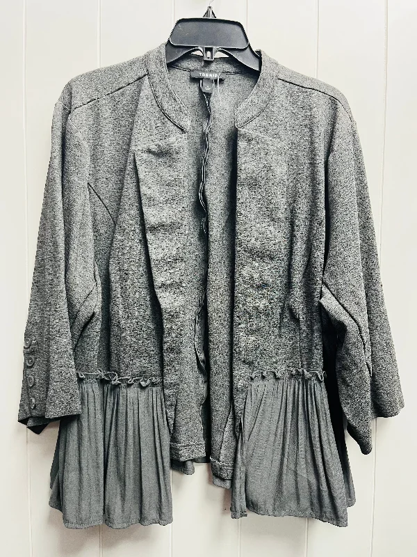 Women's Smart Blazers -Blazer By Torrid In Grey, Size: 4