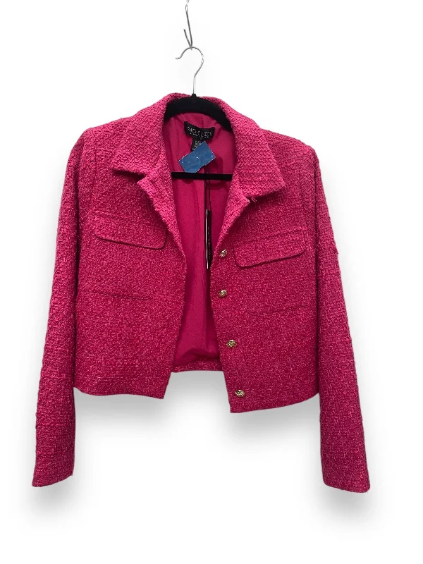 Women's Silk-finish Blazers -Blazer By Rachel Zoe In Pink, Size: Xs