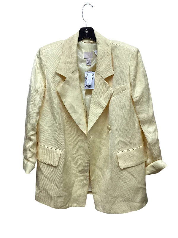 Women's Blazers for Formal Wear -Blazer By H&m In Yellow, Size: Xs