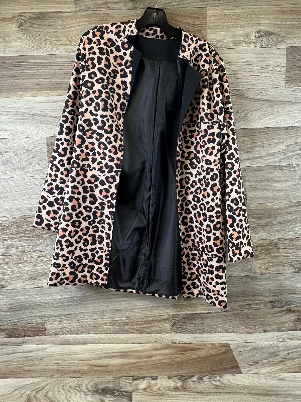 Women's Classic Office Blazers -Blazer By Clothes Mentor In Animal Print, Size: M