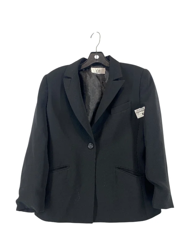 Women's Blazers for Cool Weather -Blazer By Le Suit In Black, Size: S