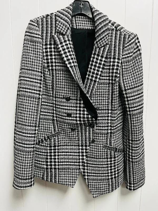 Women's Blazers with Matching Pants -Blazer By Clothes Mentor In Black & White, Size: Xs