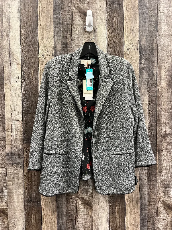 Women's Smart Blazers for Formal Look -Blazer By Skies Are Blue In Grey, Size: L