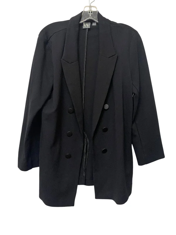 Women's Distressed Blazers -Blazer By Worthington In Black, Size: L