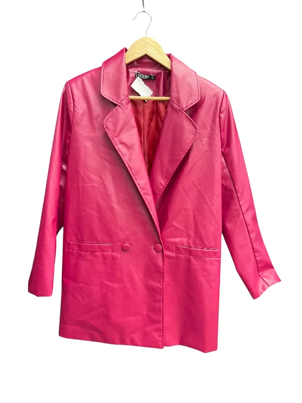 Women's Silky Satin Blazers -Blazer By Nasty Gal In Pink, Size: Xs