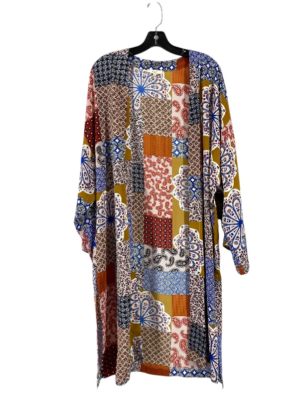 Kimono for Travel Comfort-Kimono By Easel In Multi-colored, Size: S
