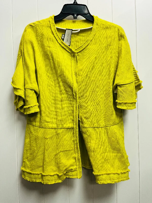 Women's Blazers with Long Sleeves -Blazer By ALEXIE In Green, Size: Xl