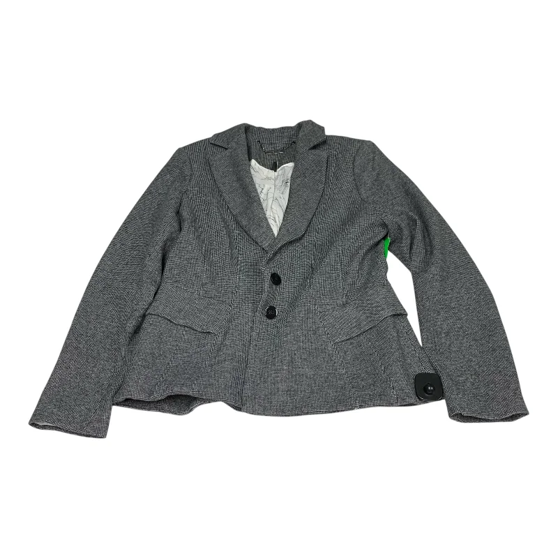 Women's Chic Woolen Blazers -Blazer By White House Black Market In Grey, Size: L