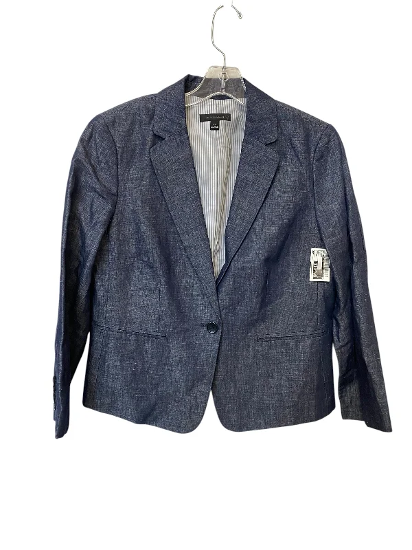 Women's Formal Dinner Blazers -Blazer By Ann Taylor In Blue, Size: 12