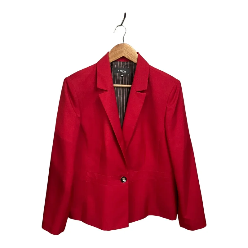 Women's Colorful Office Blazers -Blazer By Jones Wear In Red, Size: Xl
