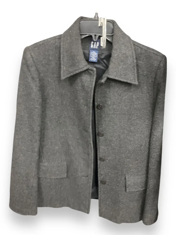 Women's Blazers with Color Blocking -Blazer By Gap In Grey, Size: S