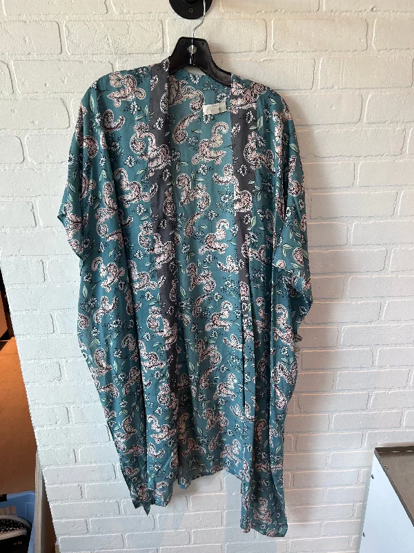 Kimono for Spring-Kimono By Loft In Blue, Size: Osfm