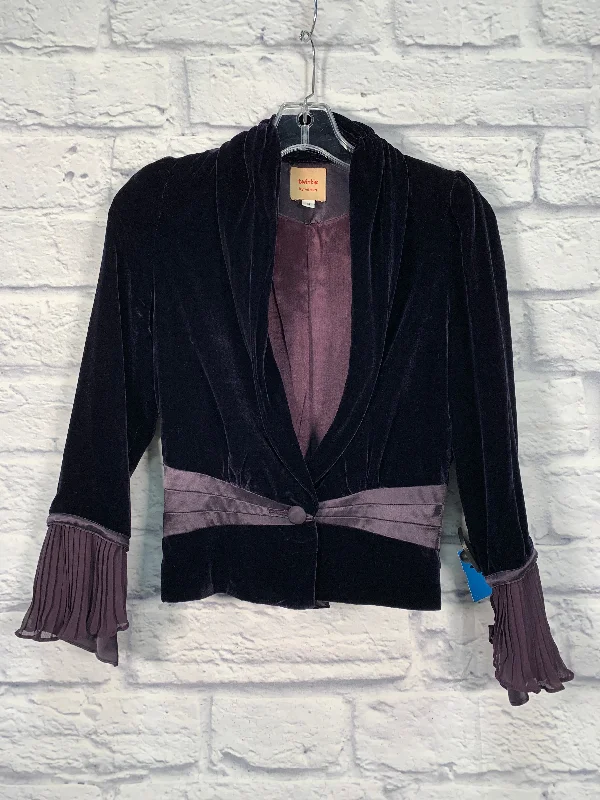 Women's Timeless Blazers -Blazer By Clothes Mentor In Purple, Size: Xs