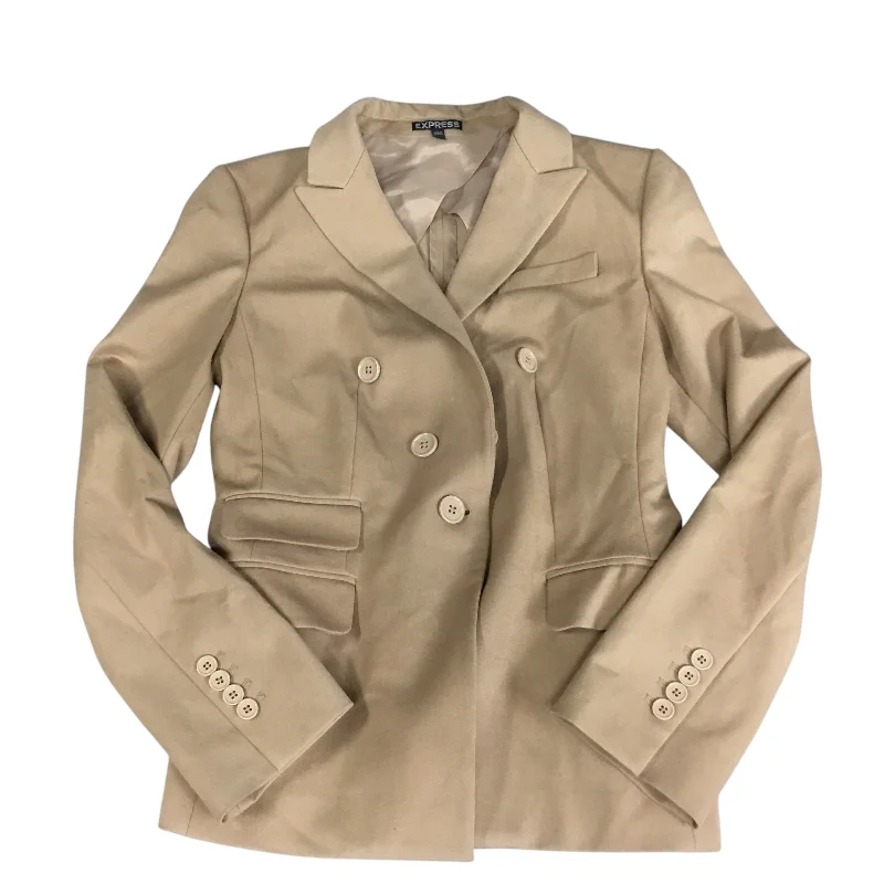 Women's Biker-style Blazers -Blazer By Express In Brown, Size: 8