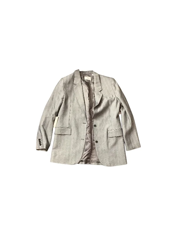 Women's Fashionable Woolen Blazers -Blazer By Babaton In Grey, Size: L