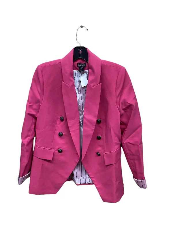 Women's Hooded Blazers -Blazer By Nicole By Nicole Miller In Pink, Size: S