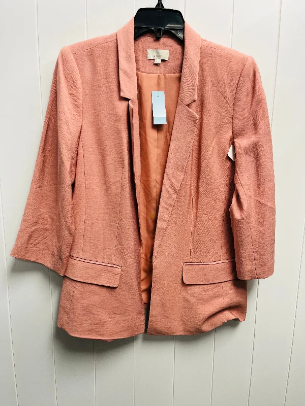 Women's Fall Wool Tweed Blazers -Blazer By Loft In Pink, Size: 12p