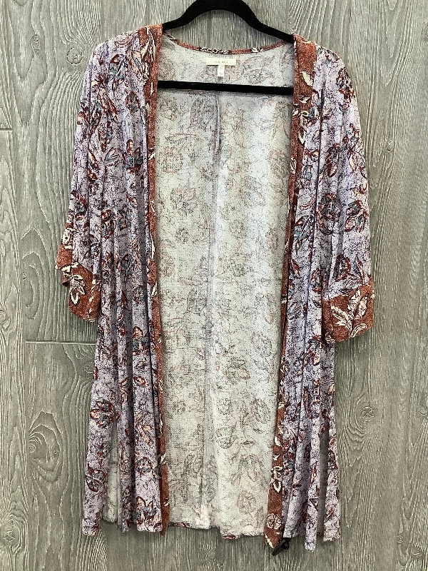 Kimono for Relaxed Summer Days-Kimono By Maurices In Purple, Size: M