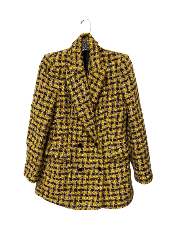Women's Stylish Winter Blazers -Blazer By Zara In Multi-colored, Size: M