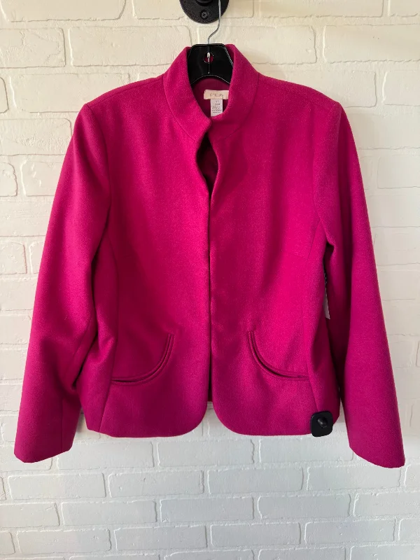 Women's Lined Blazers -Blazer By Chicos In Pink, Size: M