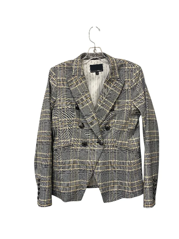 Women's Work Blazers -Blazer By Banana Republic In Plaid Pattern, Size: 6