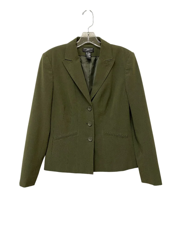 Women's Blazers with Pockets -Blazer By Worthington In Green, Size: 6