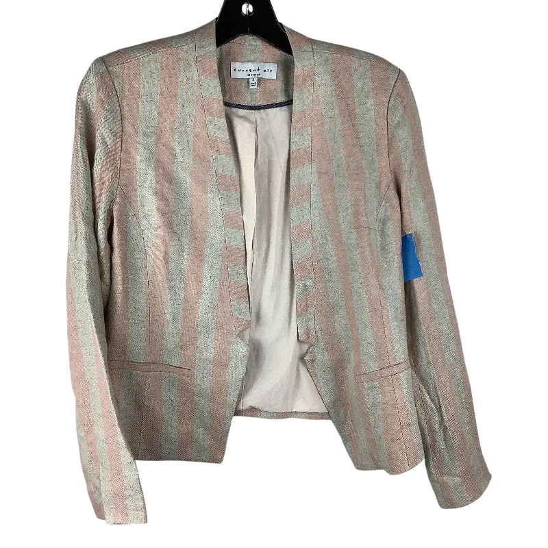 Women's Zip-front Blazers -Blazer By Current Air In Pink, Size: S