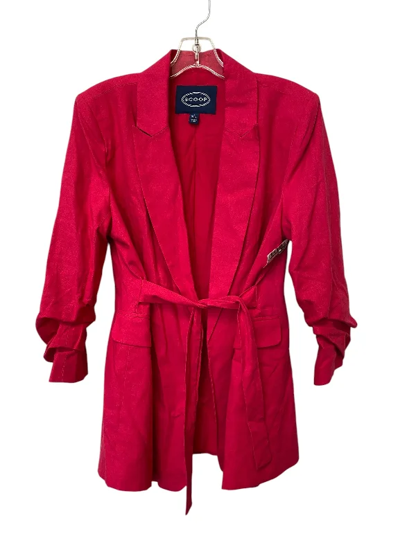 Women's Modern Blazers -Blazer By Scoop In Pink, Size: L