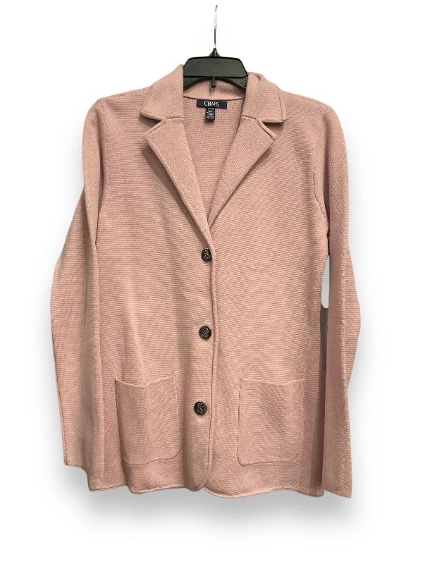 Women's Blazers for Dinner Parties -Blazer By Chaps In Pink, Size: S