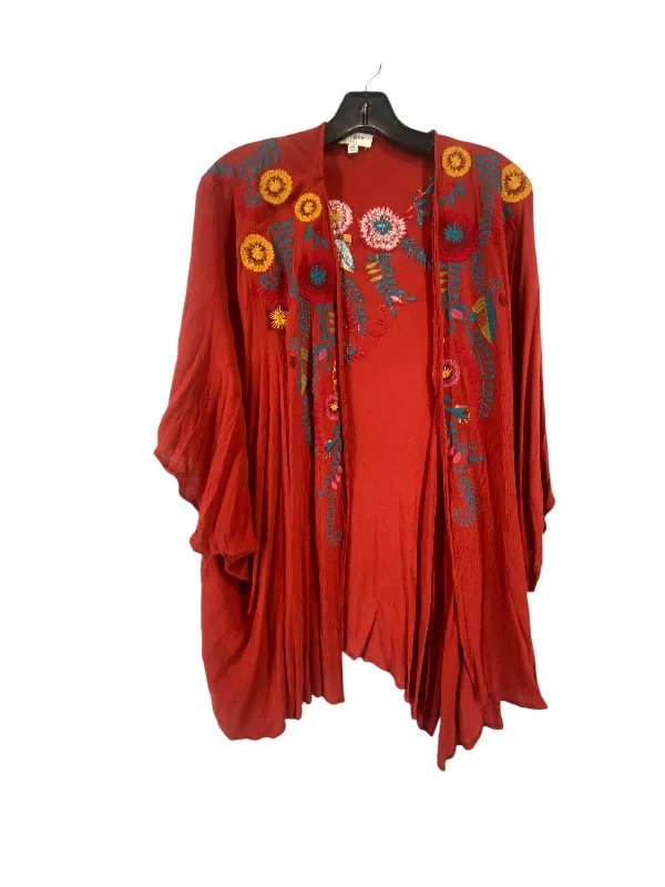 Kimono for Laid-Back Days-Kimono By Umgee In Copper, Size: M
