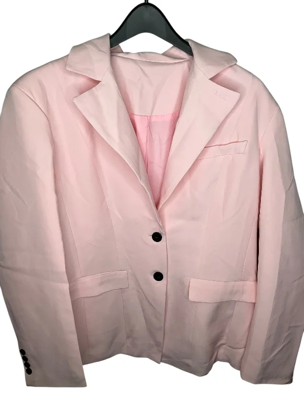 Women's Velvet Blazers -Blazer By Shein In Pink, Size: L