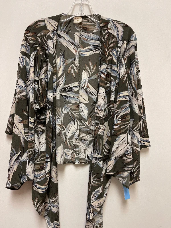 Kimono for Dressy Casual Outfits-Kimono By By Together In Green, Size: M