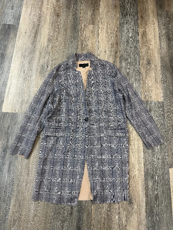 Women's Basic Tweed Blazers -Blazer By Blanknyc In Plaid Pattern, Size: M
