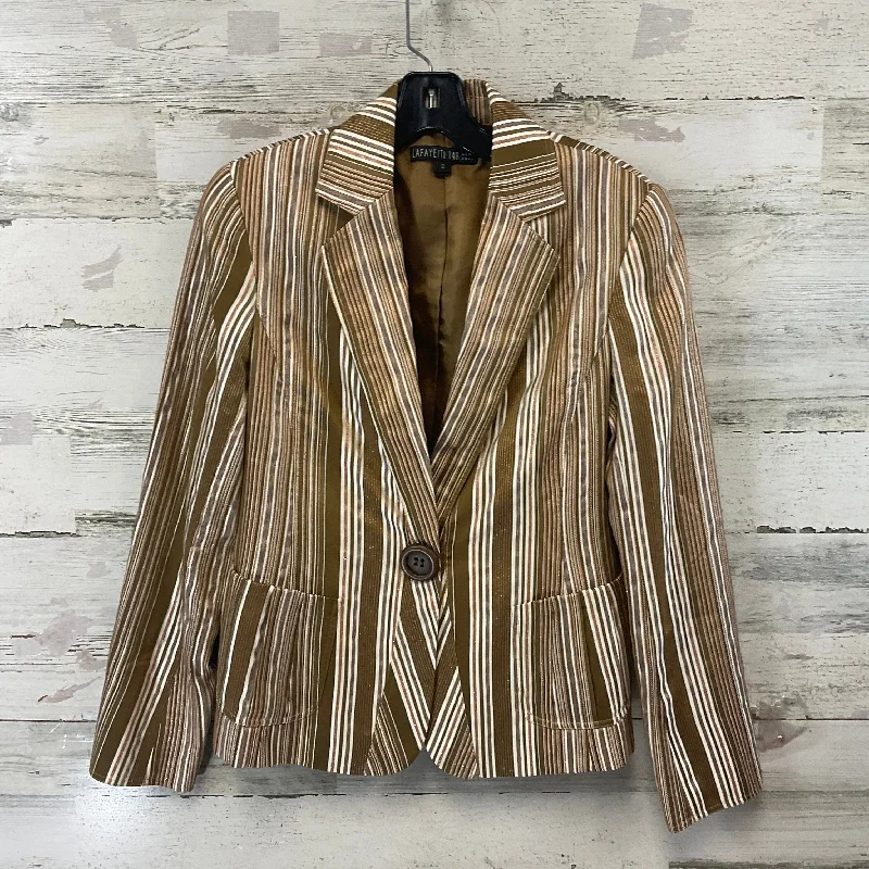 Women's Casual Office Blazers -Blazer By Lafayette 148 In Bronze, Size: S