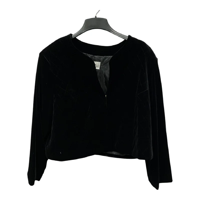 Women's Geometric Blazers -Blazer By Susan Graver In Black, Size:2X