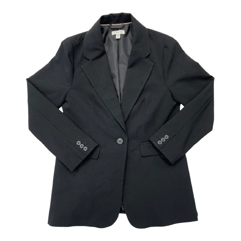 Women's Blazers with Wrap Effect -Blazer By Top Shop In Black, Size: 6