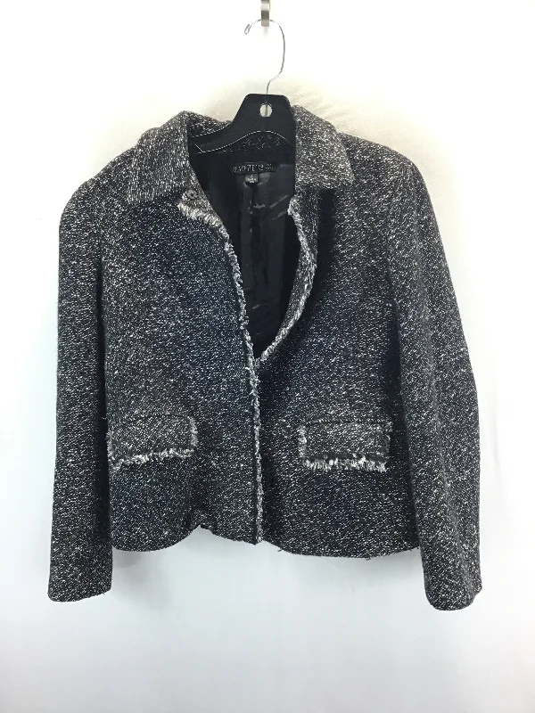 Women's Blazers with a Belt -Blazer By Lafayette 148 In Black, Size: 4