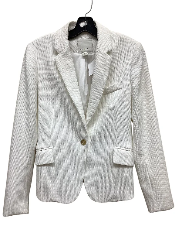 Women's Wool Blazers for Fall -Blazer By Mercer And Madison In White, Size: Xs