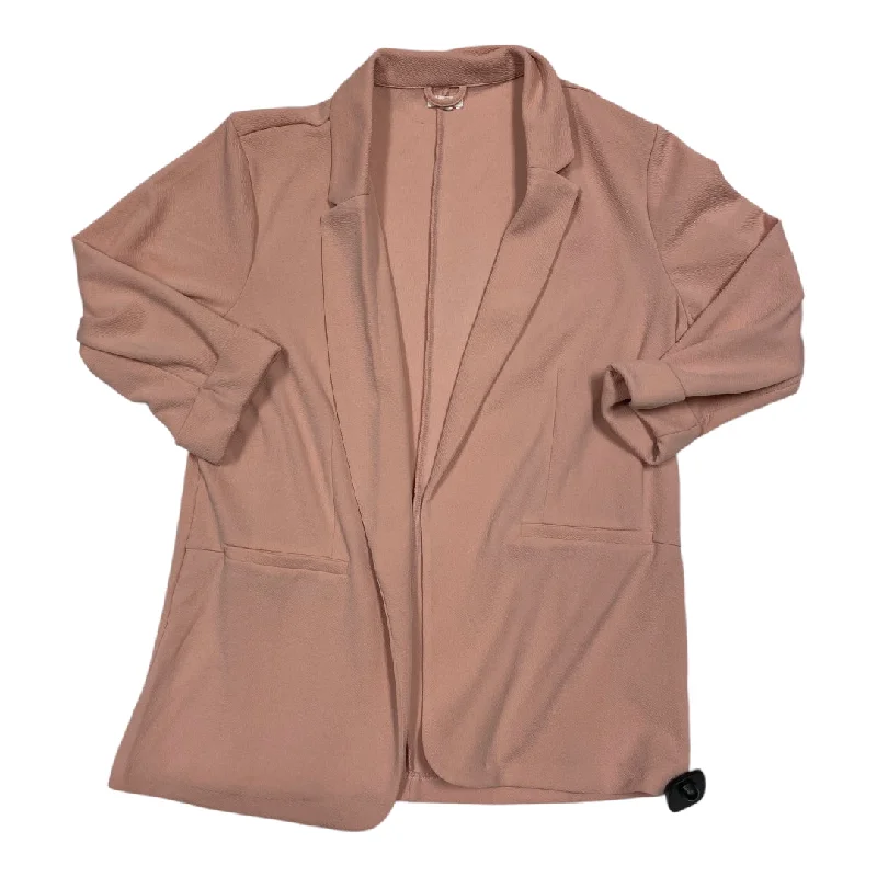 Women's Slim-fit Tailored Blazers -Blazer By Maurices In Pink, Size: 1x