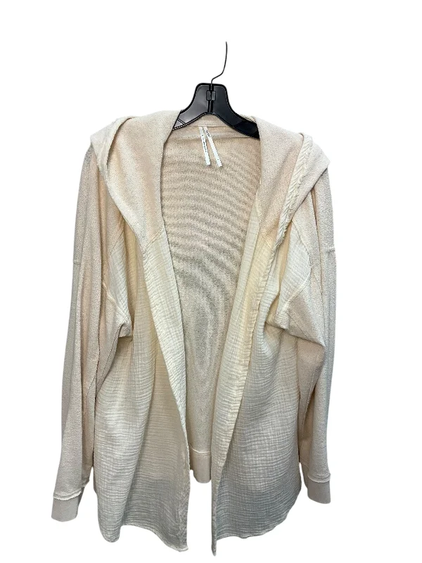 Kimono with Distressed Look-Kimono By Anthropologie In Cream, Size: L