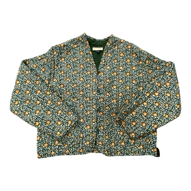 Women's Luxury Blazers -Blazer By Universal Thread In Floral Print, Size: L