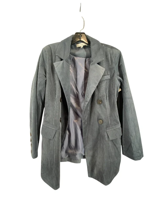 Women's Short Cut Blazers -Blazer By Clothes Mentor In Blue, Size: S