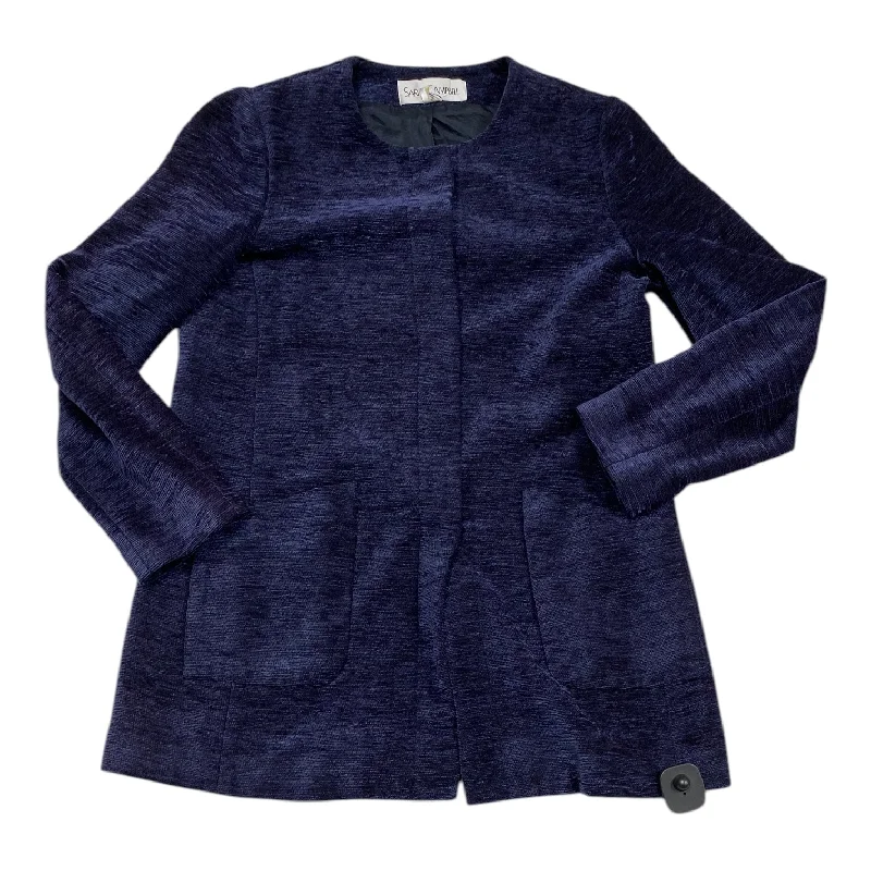 Women's Short Cut Blazers -Blazer By Sara Campbell In Navy, Size: M