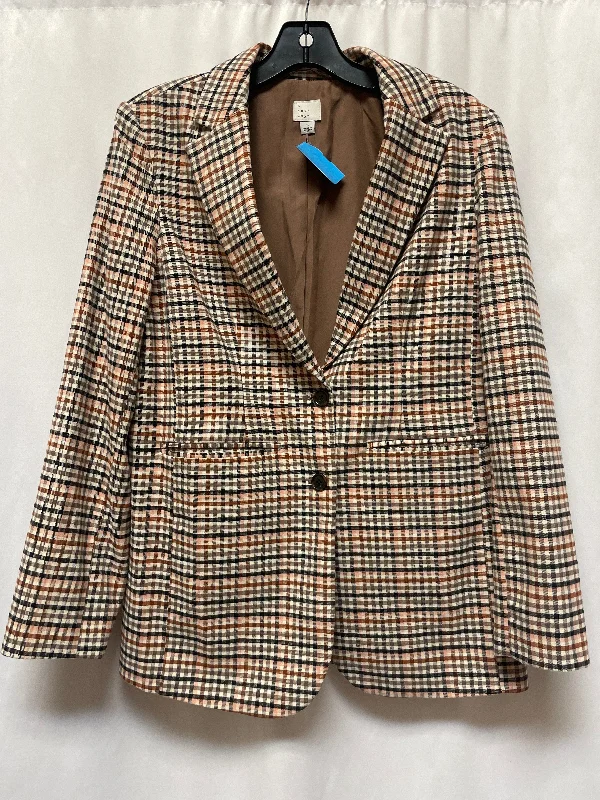 Women's Bohemian Style Blazers -Blazer By A New Day In Brown, Size: S
