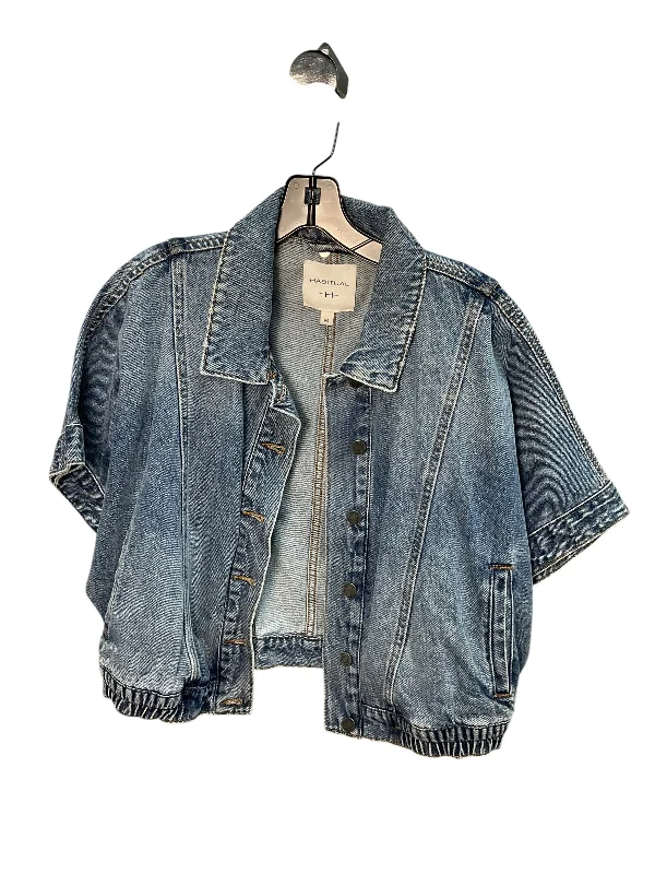 Kimono for Layered Dressing-Kimono By Habitual In Blue Denim, Size: M
