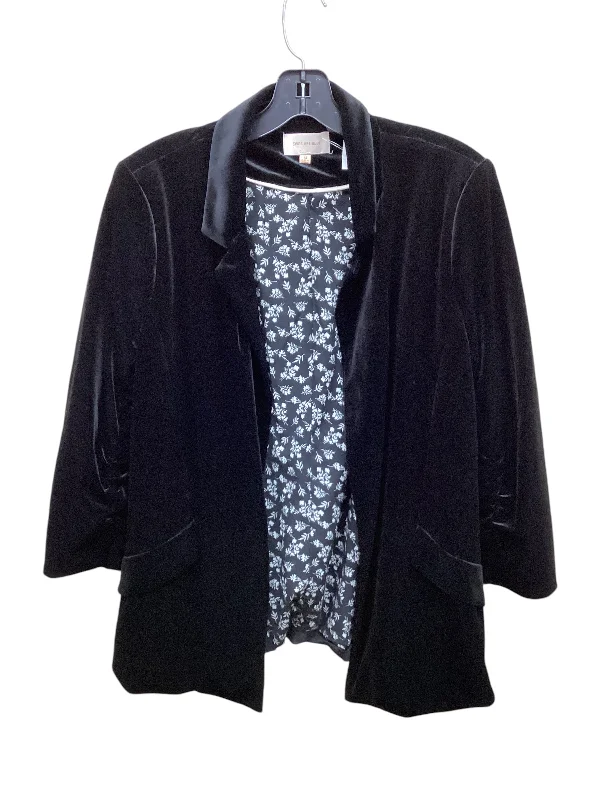 Women's Open Collar Blazers -Blazer By Skies Are Blue In Black, Size: M