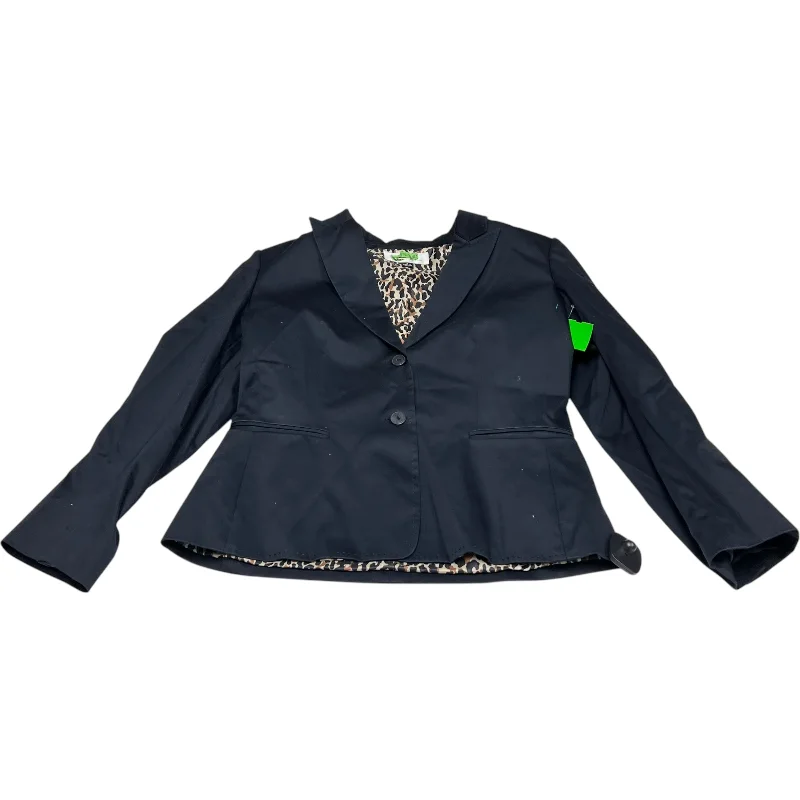 Women's Designer Checkered Blazers -Blazer By Tahari By Arthur Levine In Black, Size: 10