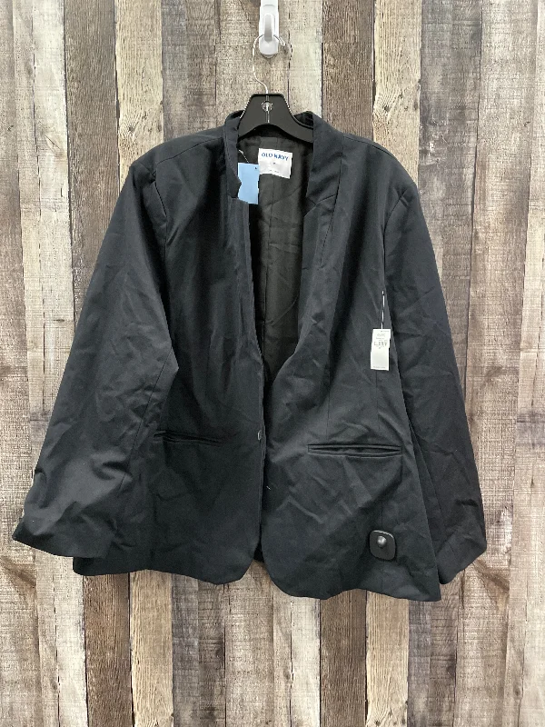 Women's Classic Fit Blazers -Blazer By Old Navy In Black, Size: 2x